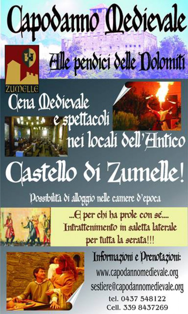 capodanno medioevale castello di zumelle